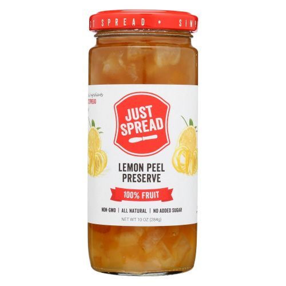 Just Spread Lemon Peel Preserve, 10 Ounce -- 6 Per Case
