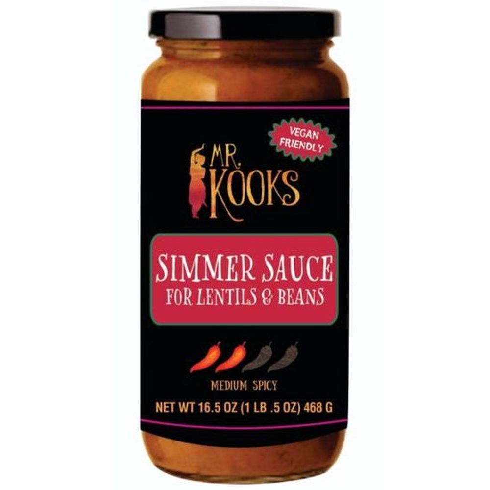 Mr. Kook's Lentil Bean Simmer Sauce, 16.5 Ounce -- 6 Per Case