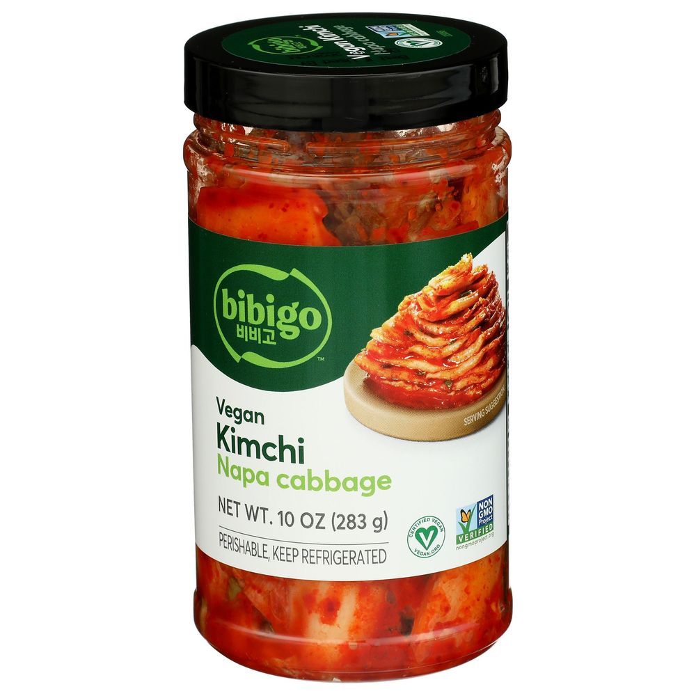 Bibigo Vegan Napa Cabbage Kimchi, 10 Ounce -- 6 Per Case