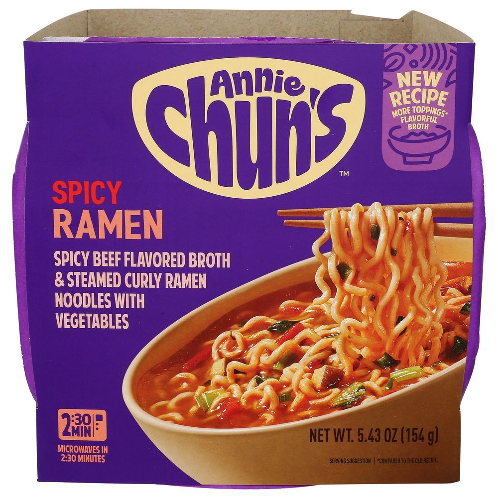 Annie Chun's Spicy Ramen Soup Bowl, 5.43 Ounce -- 6 Per Case