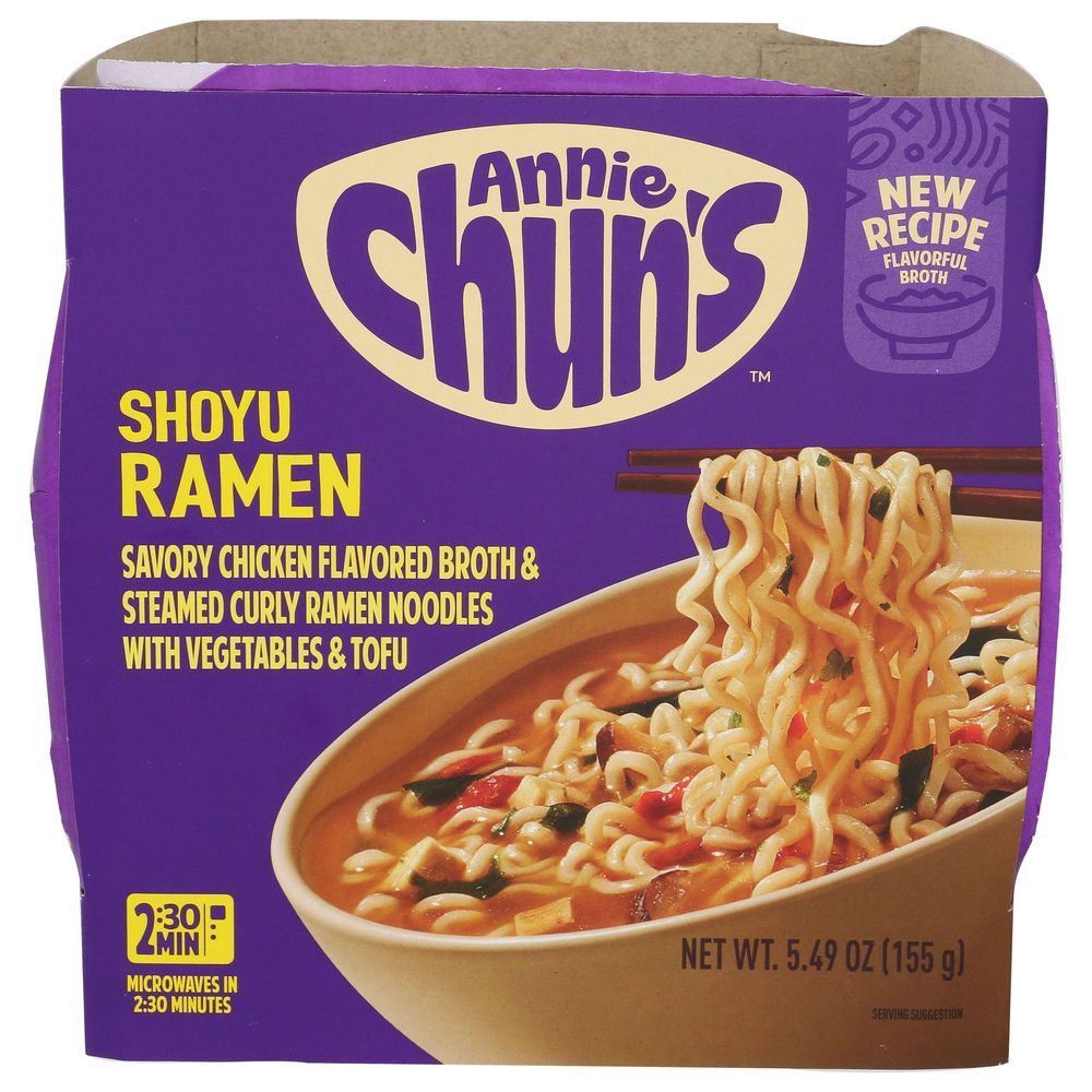 Annie Chun's Shoyu Ramen Soup Bowl, 5.49 Ounce -- 6 Per Case