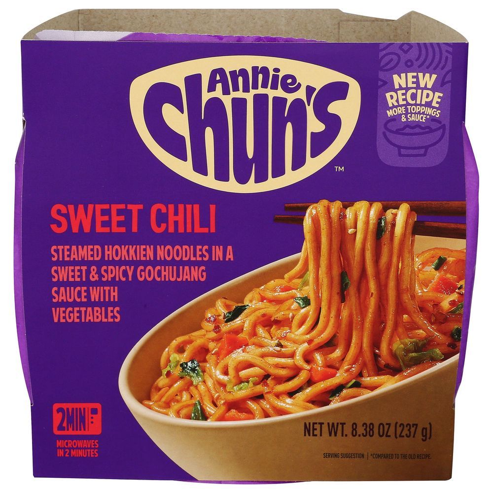 Annie Chun's Sweet Chili Steamed Hokkien Noodle Bowl, 8.38 Ounce -- 6 Per Case