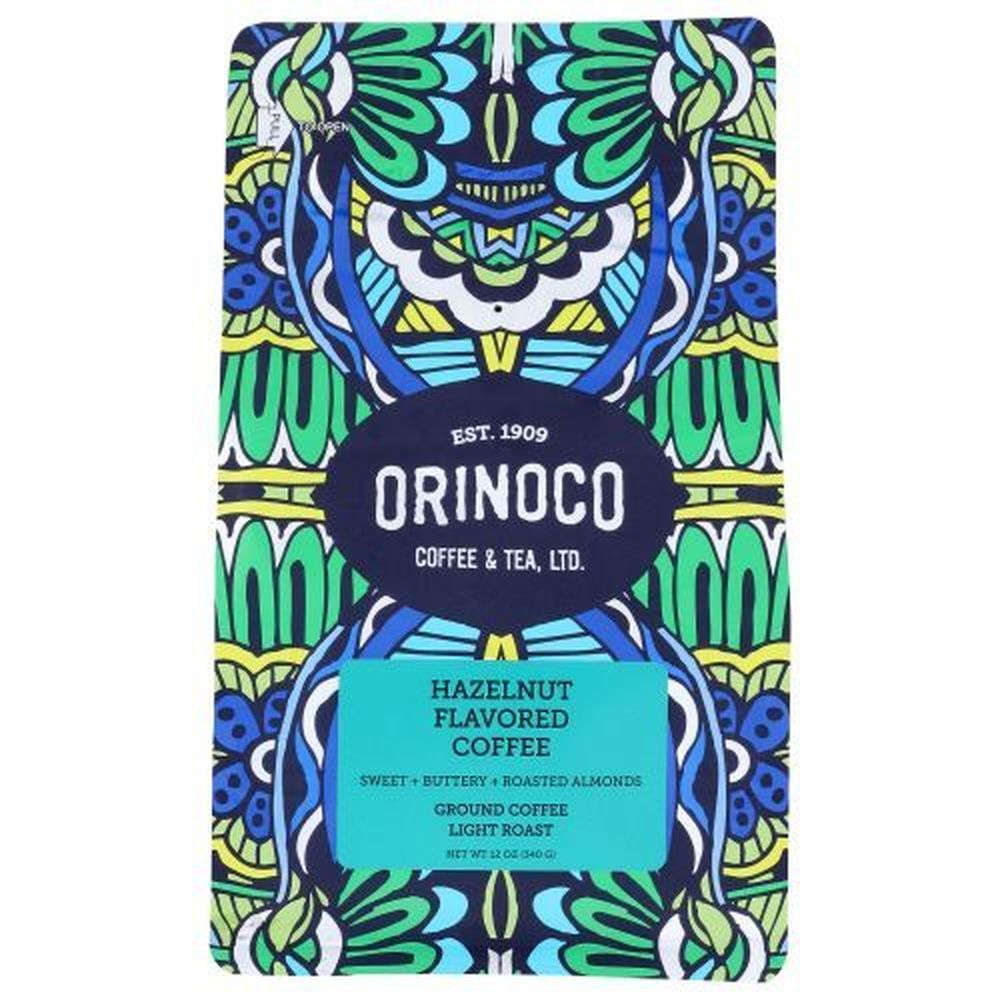 Orinoco Hazelnut Flavored Ground Coffee, 12 Ounce -- 6 Per Case