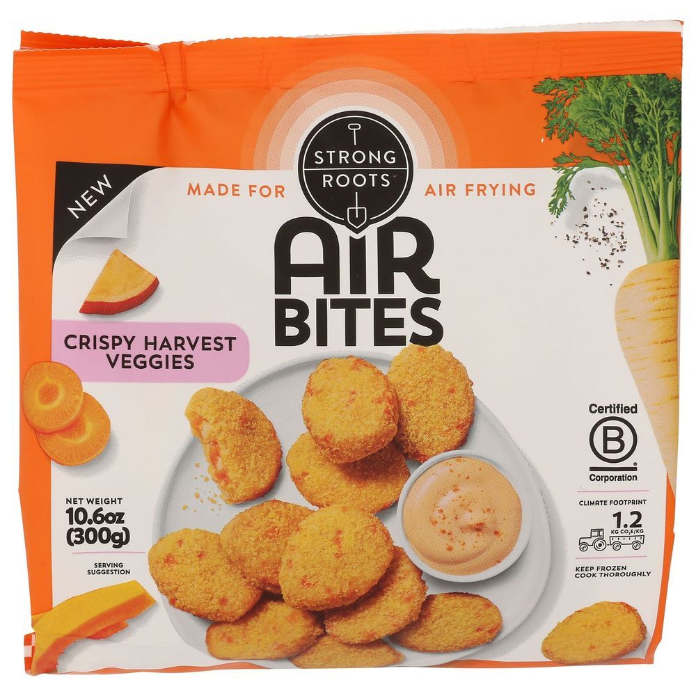 Strong Roots Crispy Harvest Veggies Air Bites, 10.6 Ounce -- 8 Per Case