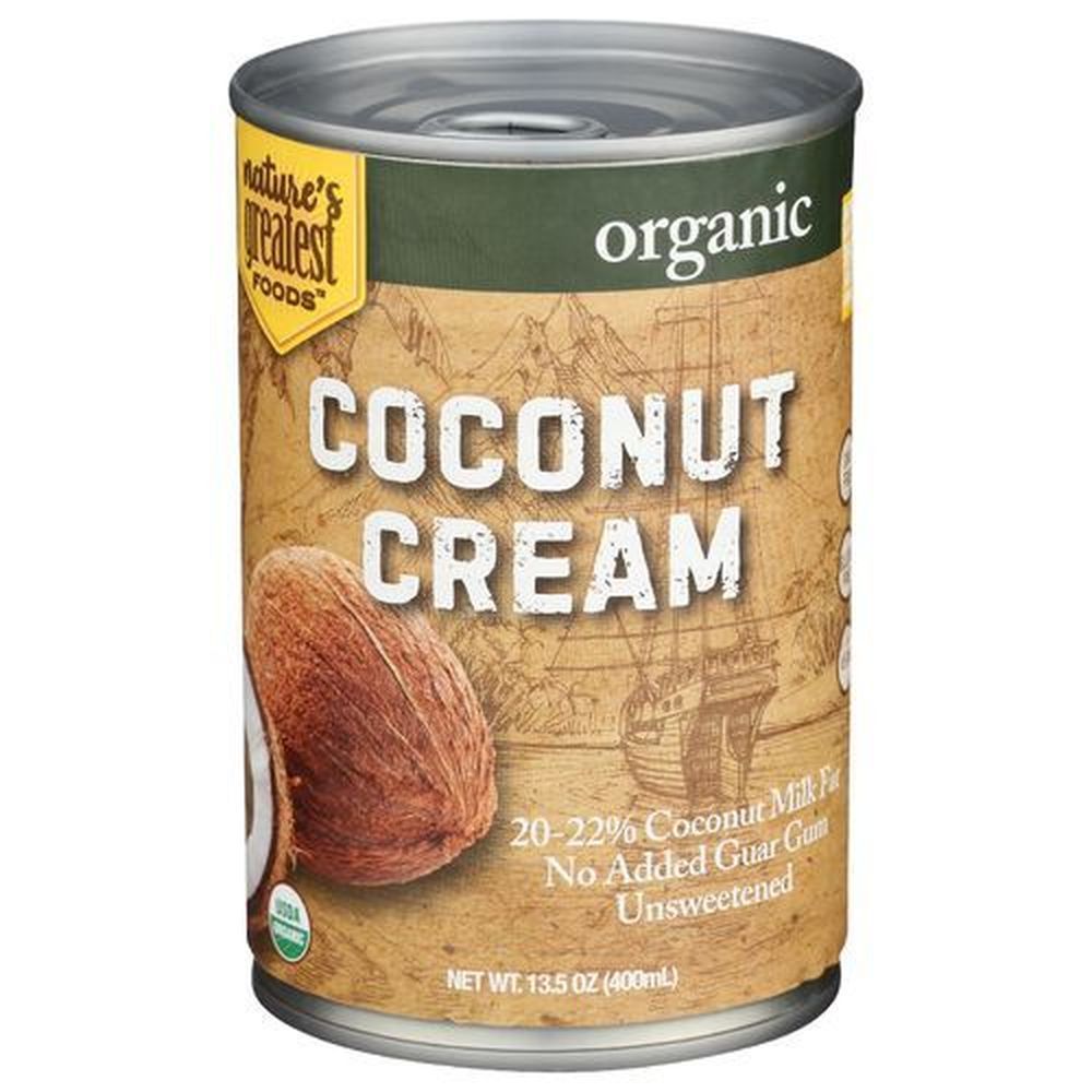 Natures Greatest Coconut Cream, 13.5 Ounce -- 12 Per Case