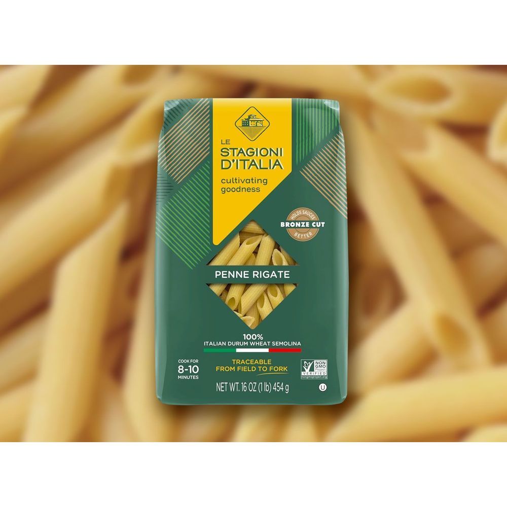 Le Stagioni D’italia Penne Rigate Pasta, 16 Ounce -- 12 Per Case