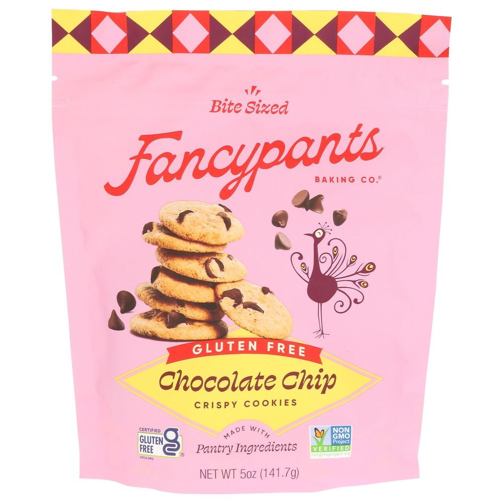 Fancypants Gluten Free Crispy Chocolate Chip Cookies, 5 Ounce -- 6 Per Case