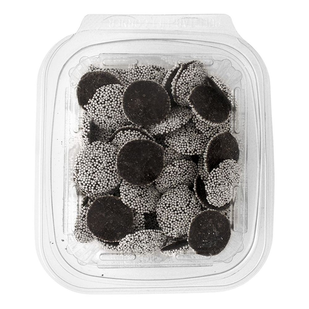 No Label Eb Chocolate Non Pareils, 7.5 Ounce Tub -- 12 Per Case