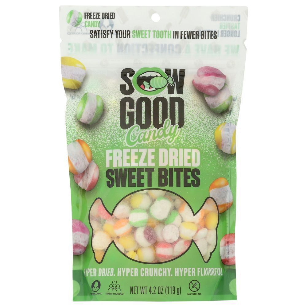 Sow Good Freeze Dried Sweet Bites Candy, 4.2 Ounce -- 12 Per Case