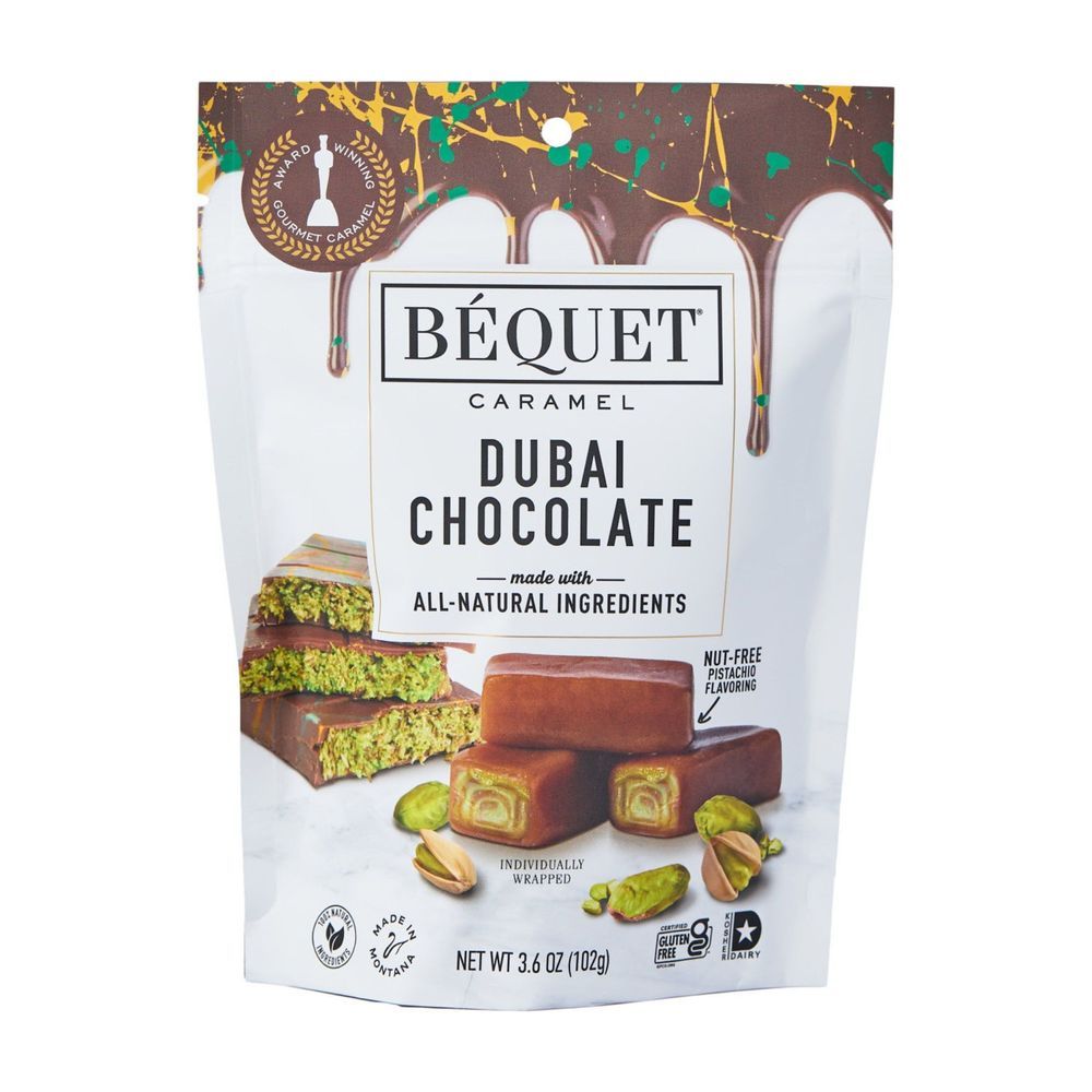 Bequet Caramel Dubai Chocolate, 3.6 Ounce -- 12 Per Case