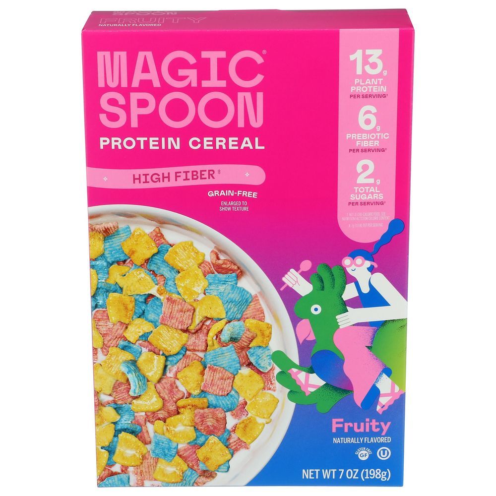 Magic Spoon Fruity Protein Plus Fiber Cereal, 7 Ounce -- 6 Per Case