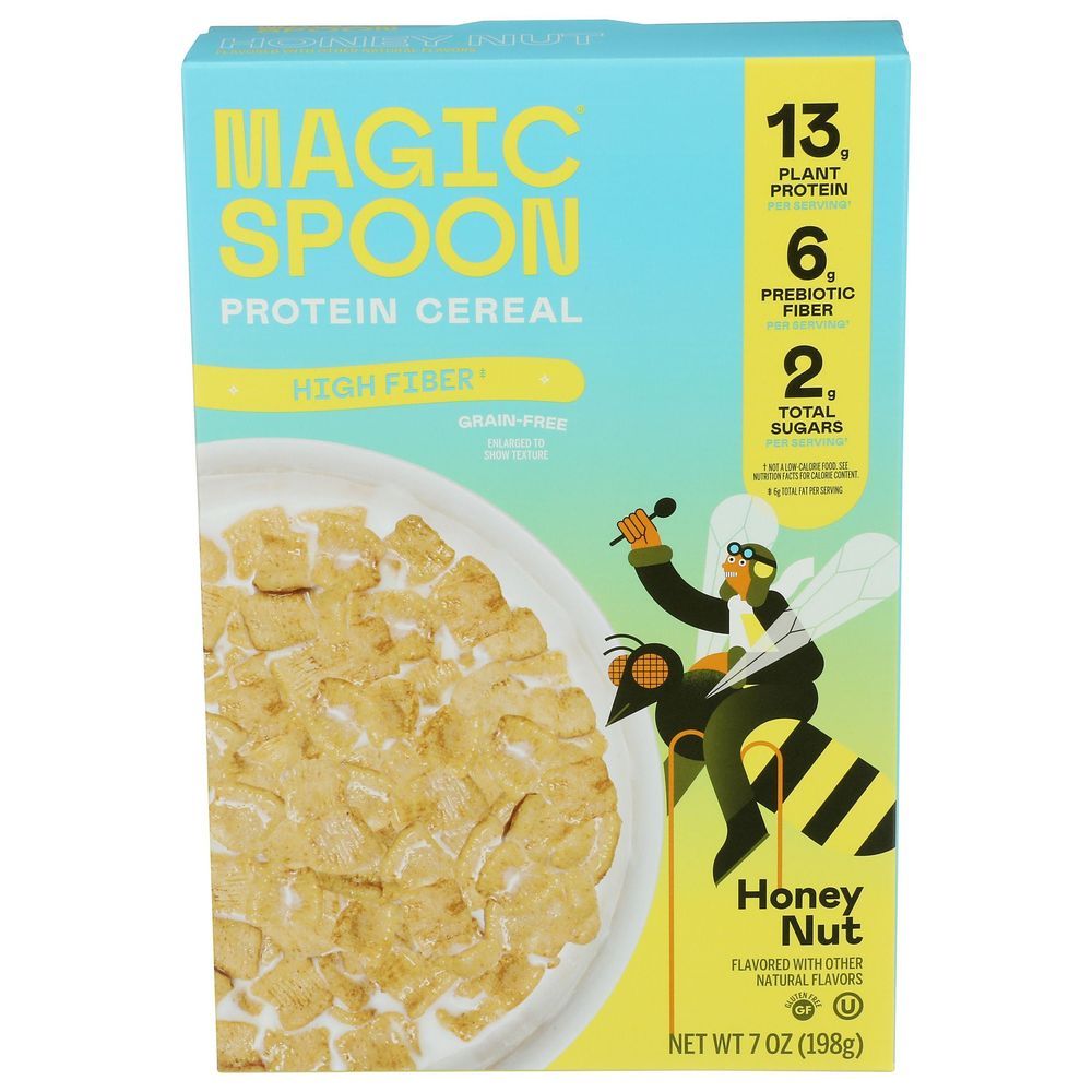 Magic Spoon Honey Nut Protein Plus Fiber Cereal, 7 Ounce -- 6 Per Case