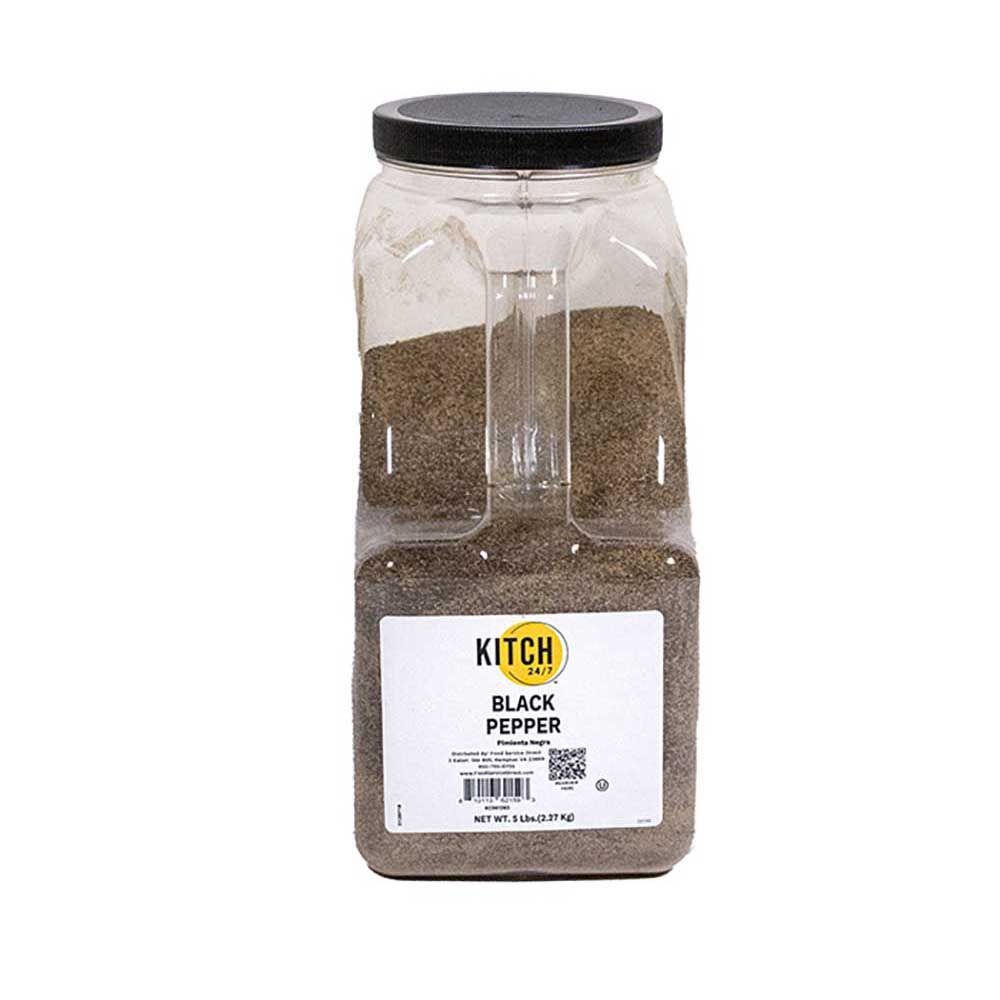 Kitch 24/7 Ground Black Pepper, 5 Pound