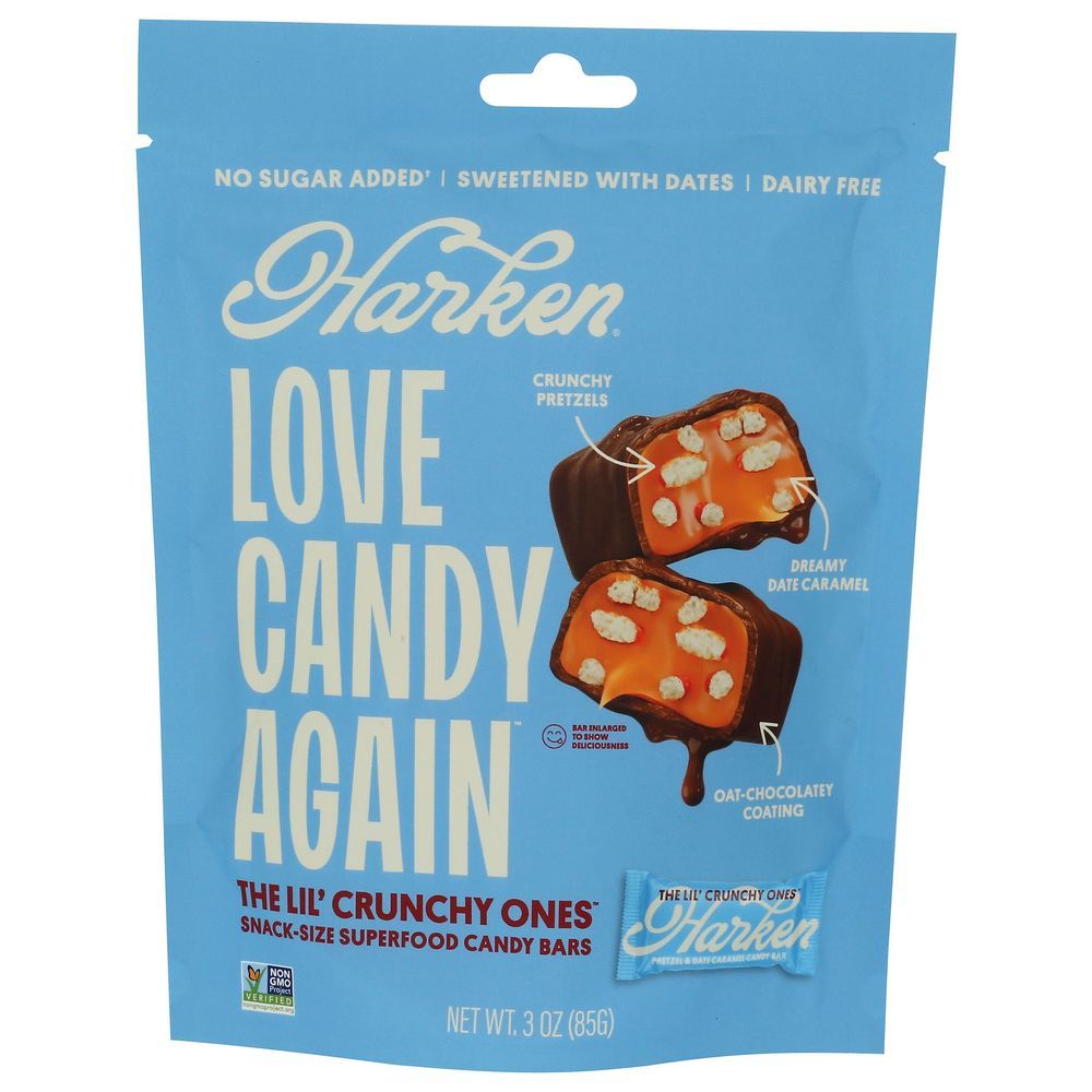 Harken Sweets The Lil' Crunchy Ones Candy Bar, 3 Ounce -- 6 Per Case