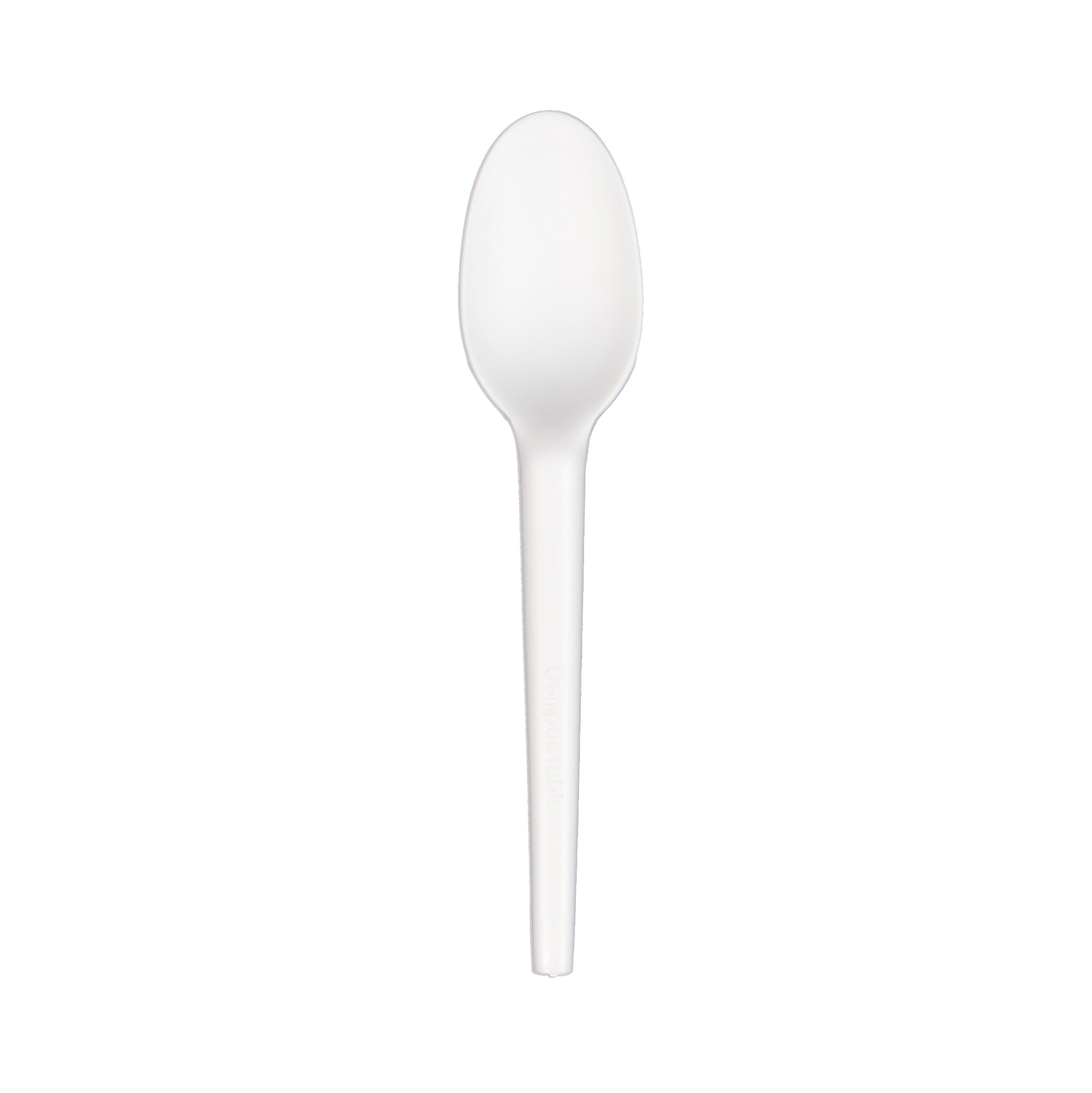 Responsible Products Compostable White Spoon, 6.5 Inch -- 1000 Per Case