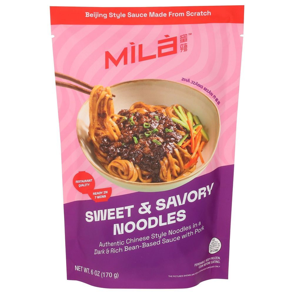 Mila Sweet And Savory Noodles With Ground Pork, 6 Ounce -- 6 Per Case