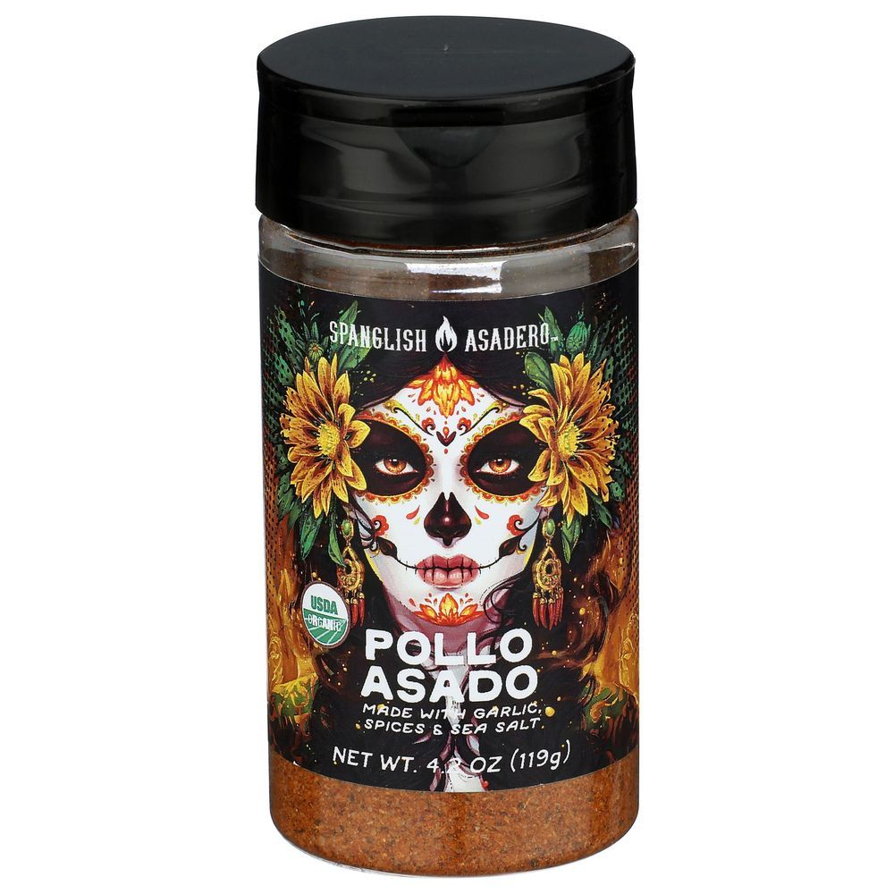 Spanglish Asadero Organic Pollo Asado Seasoning, 4.2 Ounce -- 6 Per Case