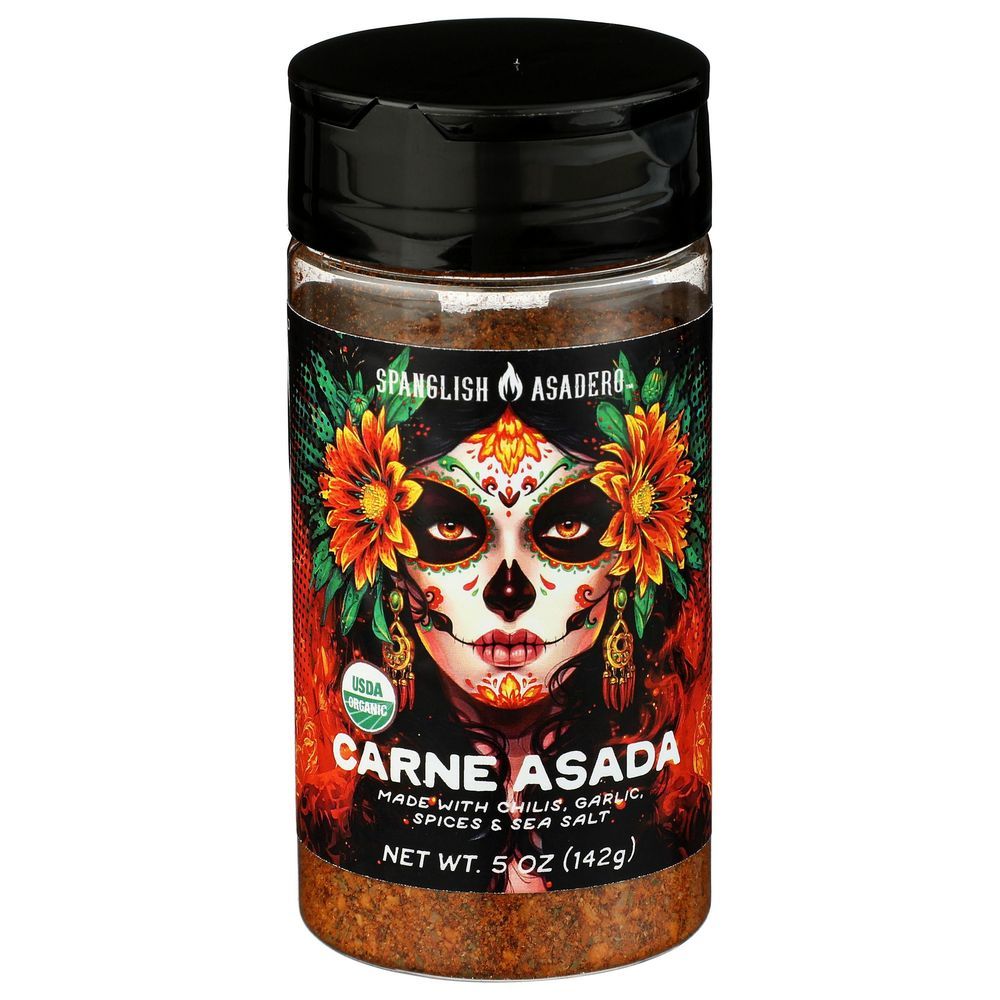 Spanglish Asadero Organic Carne Asada Seasoning, 5 Ounce -- 6 Per Case