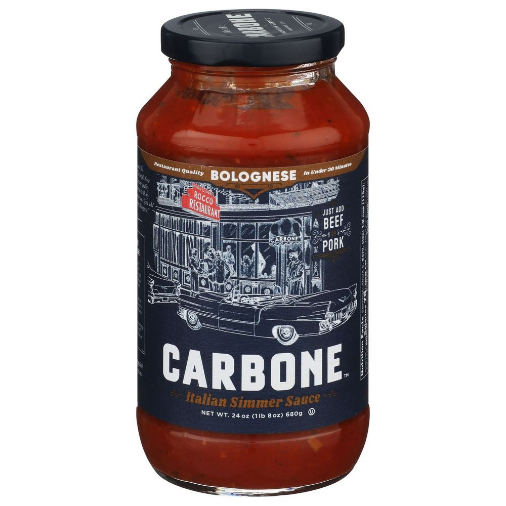 Carbone Bolognese Italian Simmer Sauce, 24 Ounce -- 6 Per Case