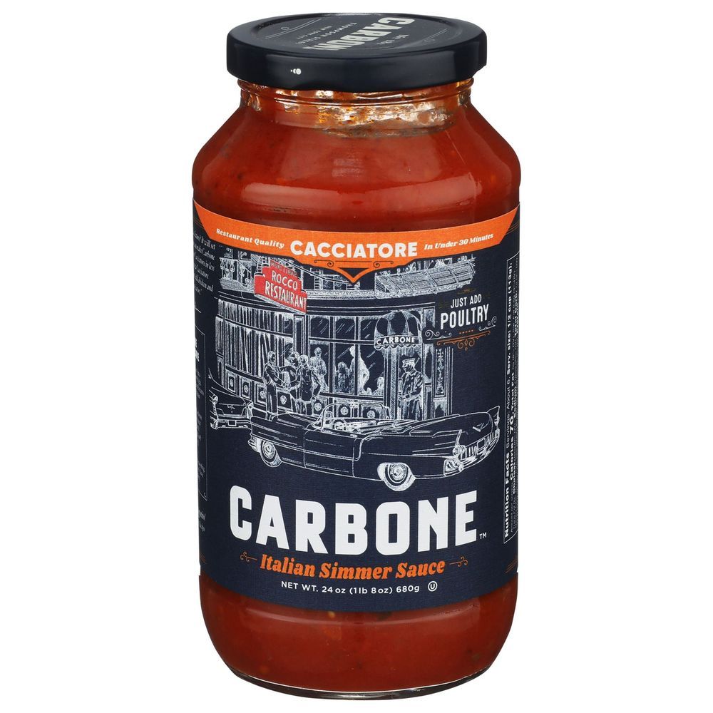 Carbone Cacciatore Italian Simmer Sauce, 24 Ounce -- 6 Per Case
