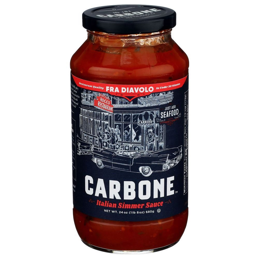 Carbone Fra Diavolo Italian Simmer Sauce, 24 Ounce -- 6 Per Case