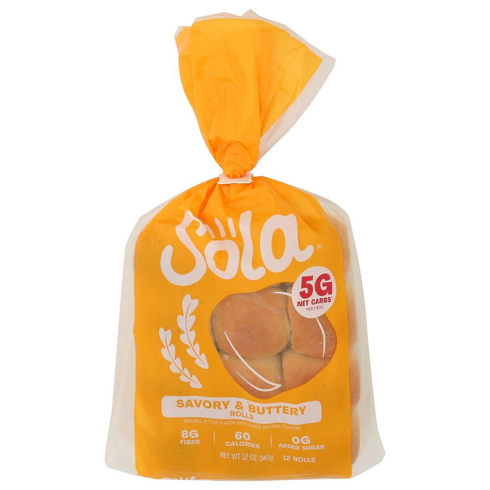 Sola Savory And Buttery Rolls, 12 Ounce -- 6 Per Case