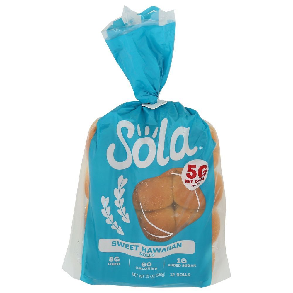 Sola Sweet Hawaiian Rolls, 12 Ounce -- 6 Per Case