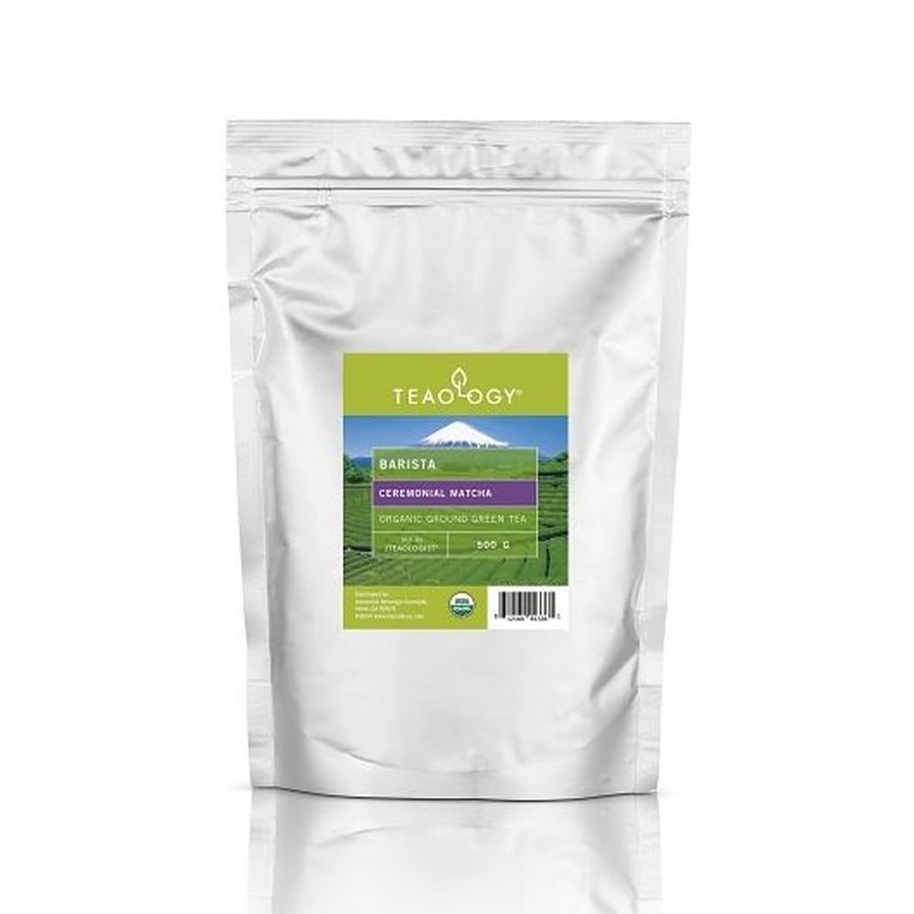 Teaology Organic Barista Ceremonial Matcha Green Tea, 17.6 Ounce