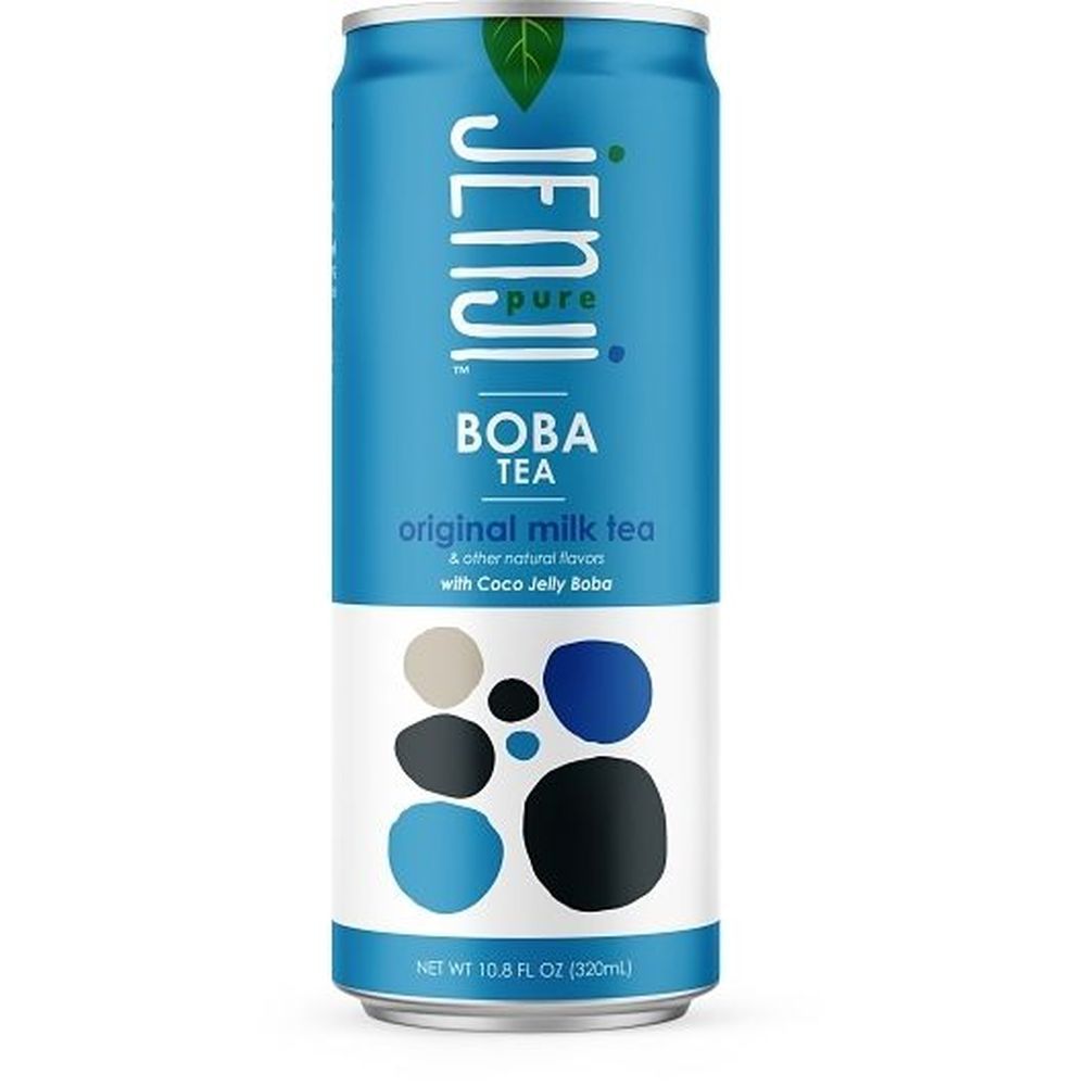Jenji Pure Boba Tea Original Milk Tea With Coco Jelly Boba, 10.8 Fluid Ounce -- 12 Per Case