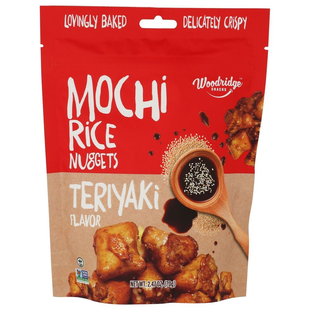 Woodridge Teriyaki Flavor Mochi Rice Nuggets, 2.47 Ounce -- 12 Per Case