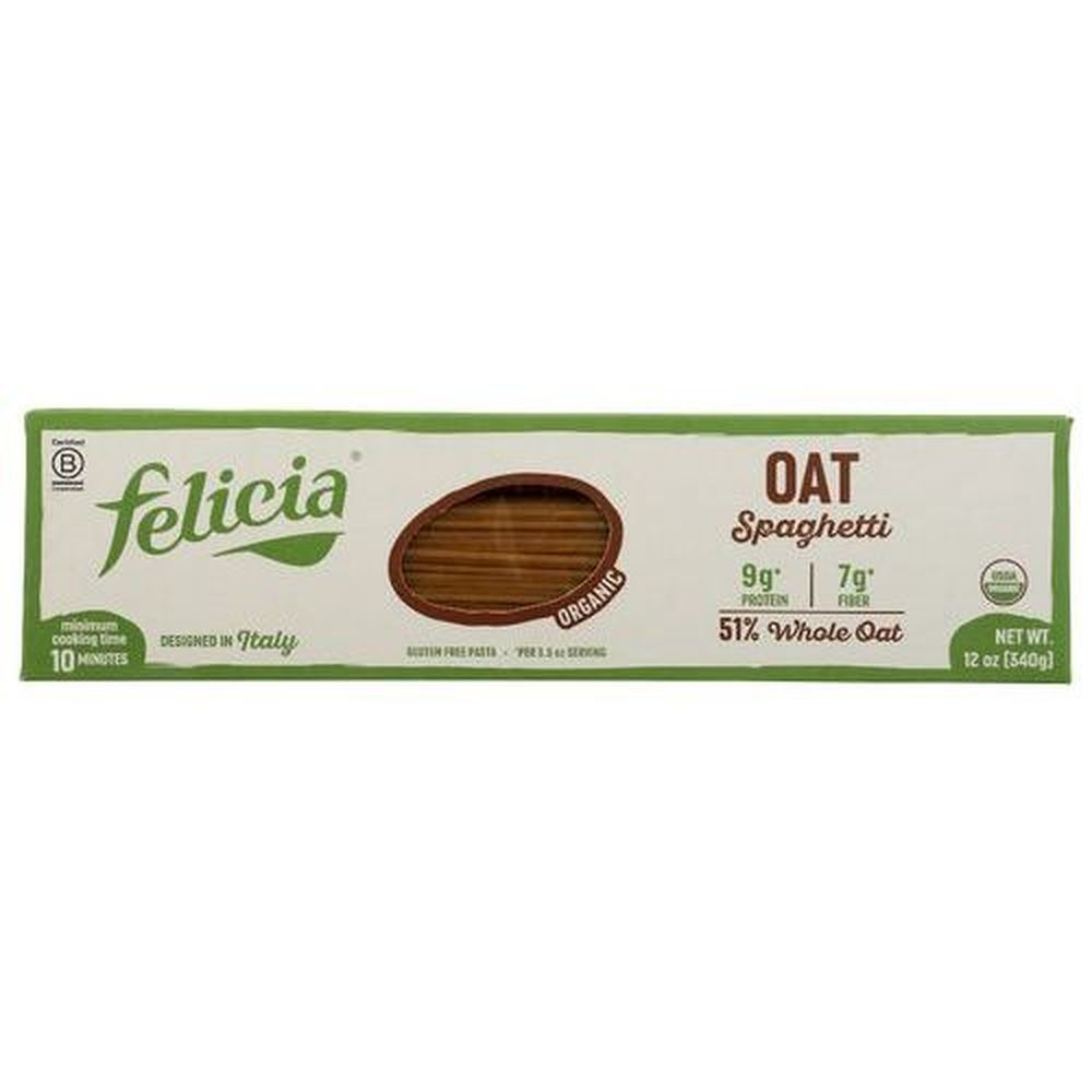 Felicia Organic Oat Spaghetti Pasta, 12 Ounce -- 12 Per Case