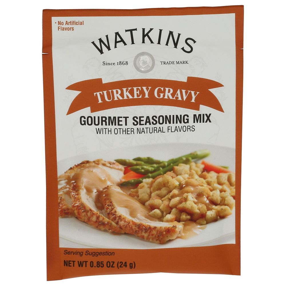 Watkins Turkey Gravy Seasoning Mix, 0.85 Ounce -- 12 Per Case