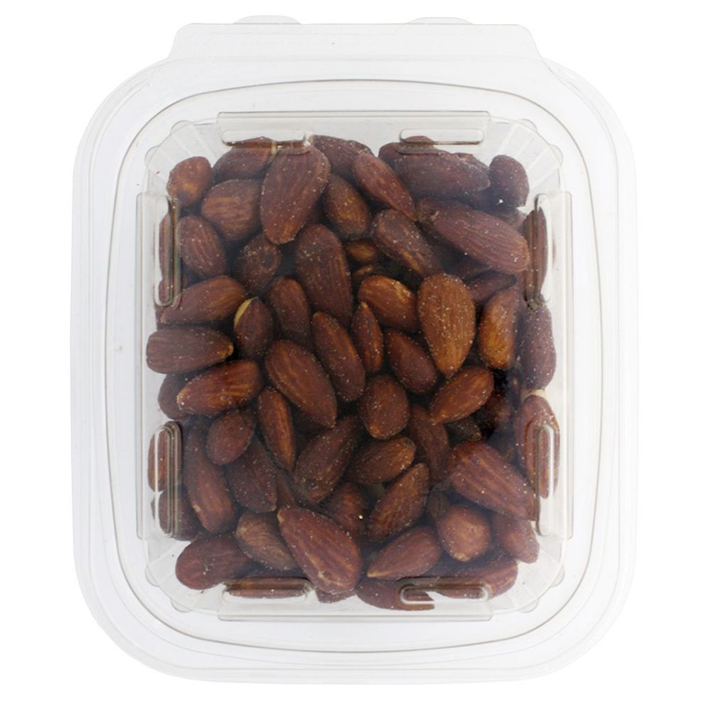 No Label Eb Roasted Salted Almonds, 7 Ounce Tub -- 12 Per Case