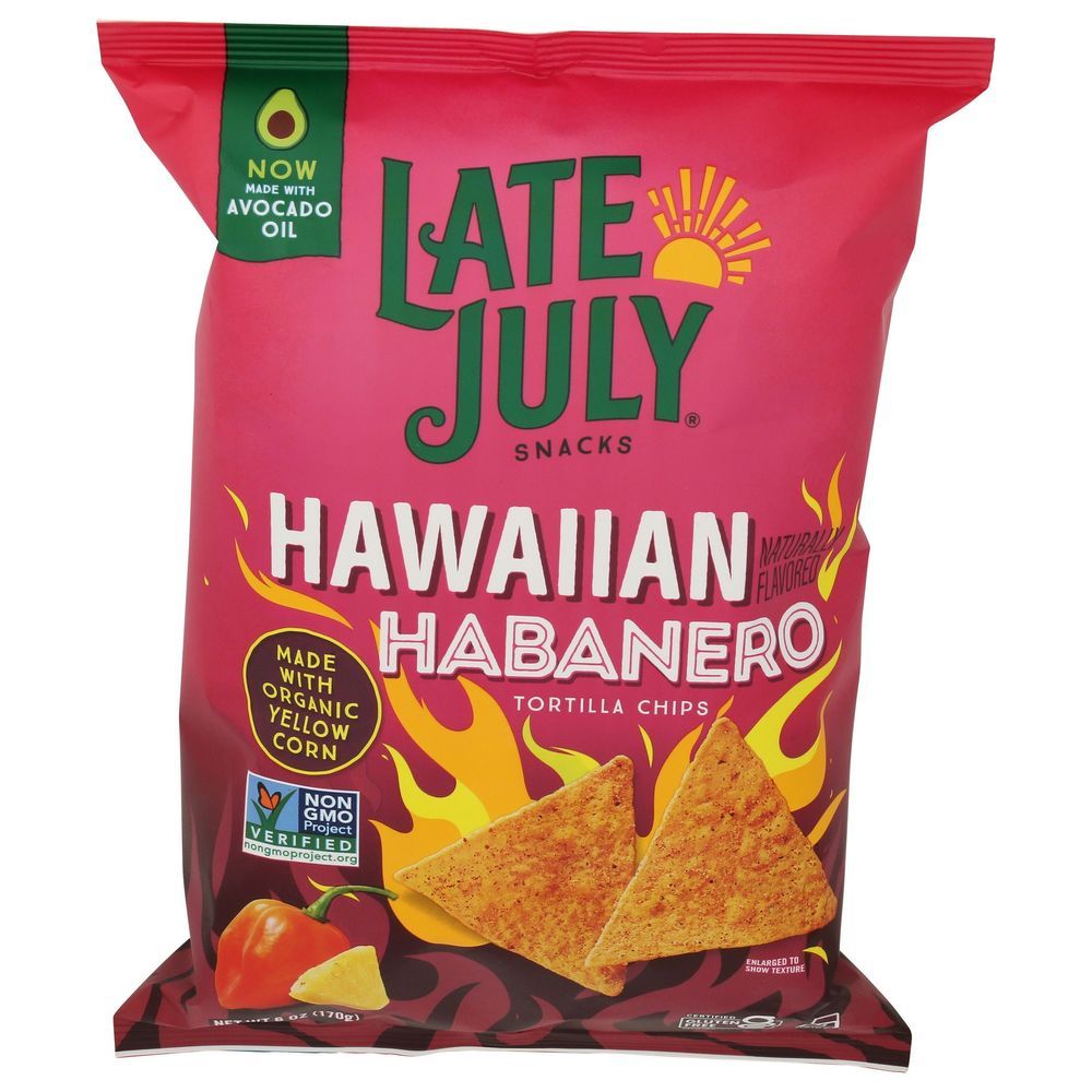 Late July Organic Hawaiian Habanero Tortilla Chips, 6 Ounce -- 12 Per Case