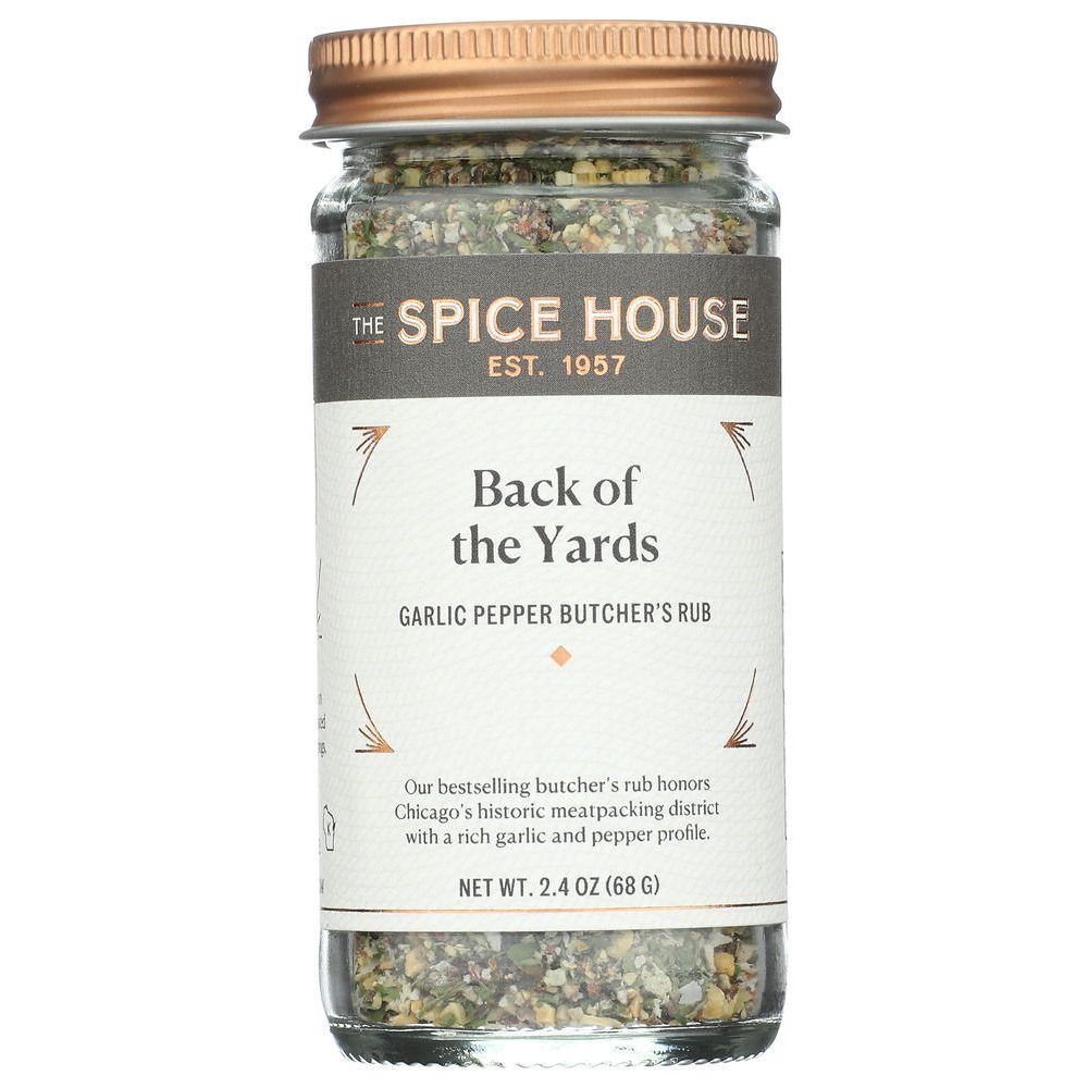 The Spice House Back Of The Yards Garlic Pepper Butcher Rub, 2.4 Ounce -- 6 Per Case