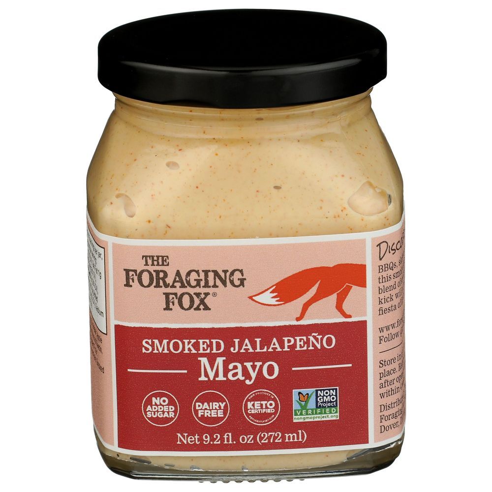 The Foraging Fox Smoked Jalapeno Mayo, 9.2 Fluid Ounce -- 6 Per Case