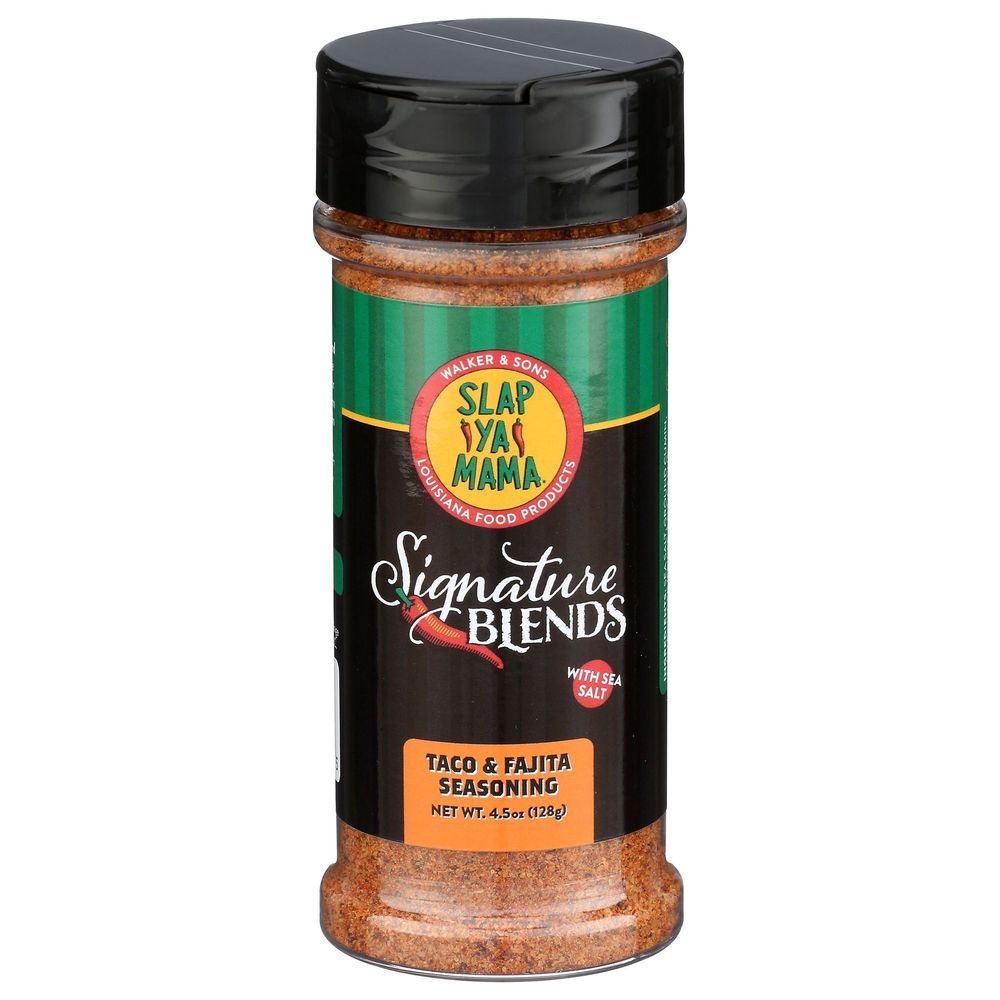 Slap Ya Mama Signature Blends Taco Fajita Seasoning, 4.5 Ounce -- 6 Per Case