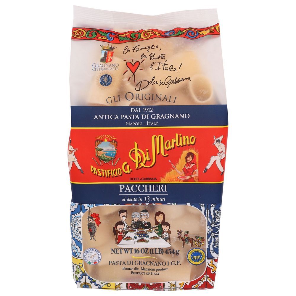 Pastificio G. Di Martino Paccheri Pasta, 1 Pound -- 6 Per Case