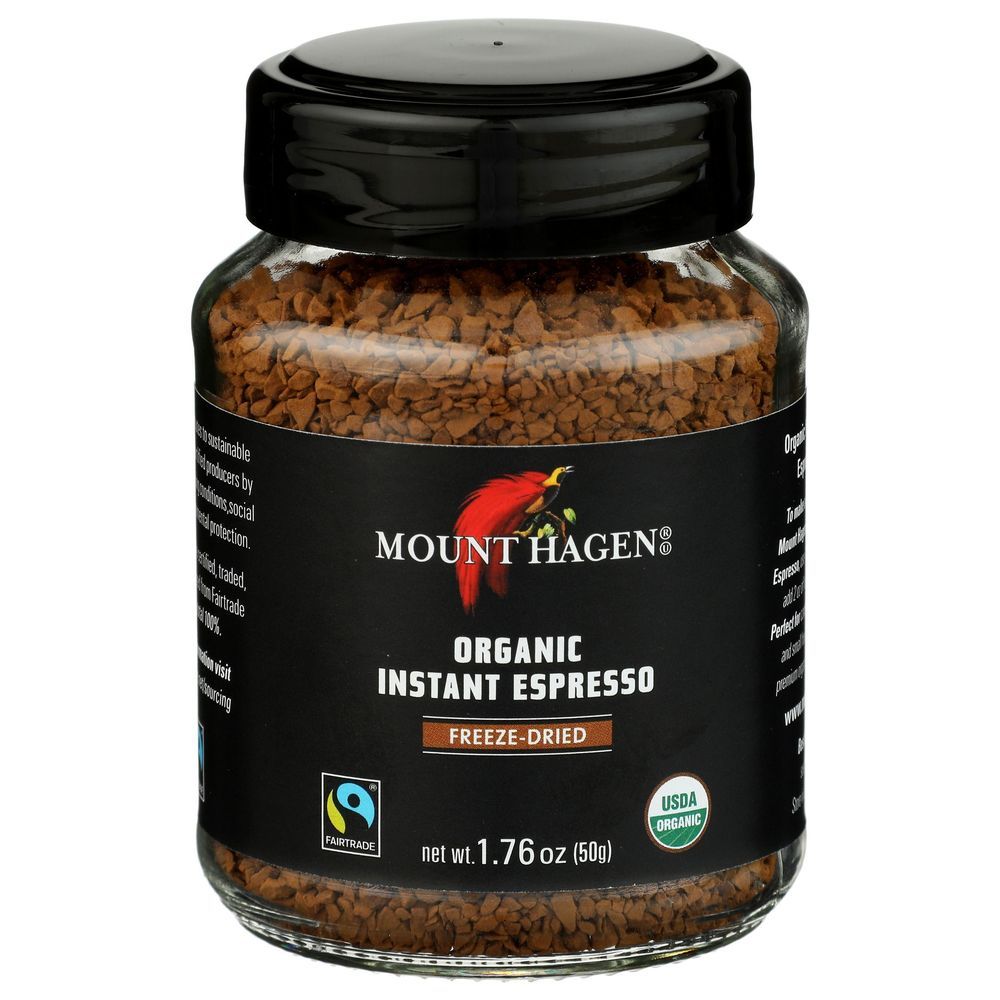 Mount Hagen Organic Freeze Dried Instant Espresso Coffee, 1.76 Ounce -- 6 Per Case