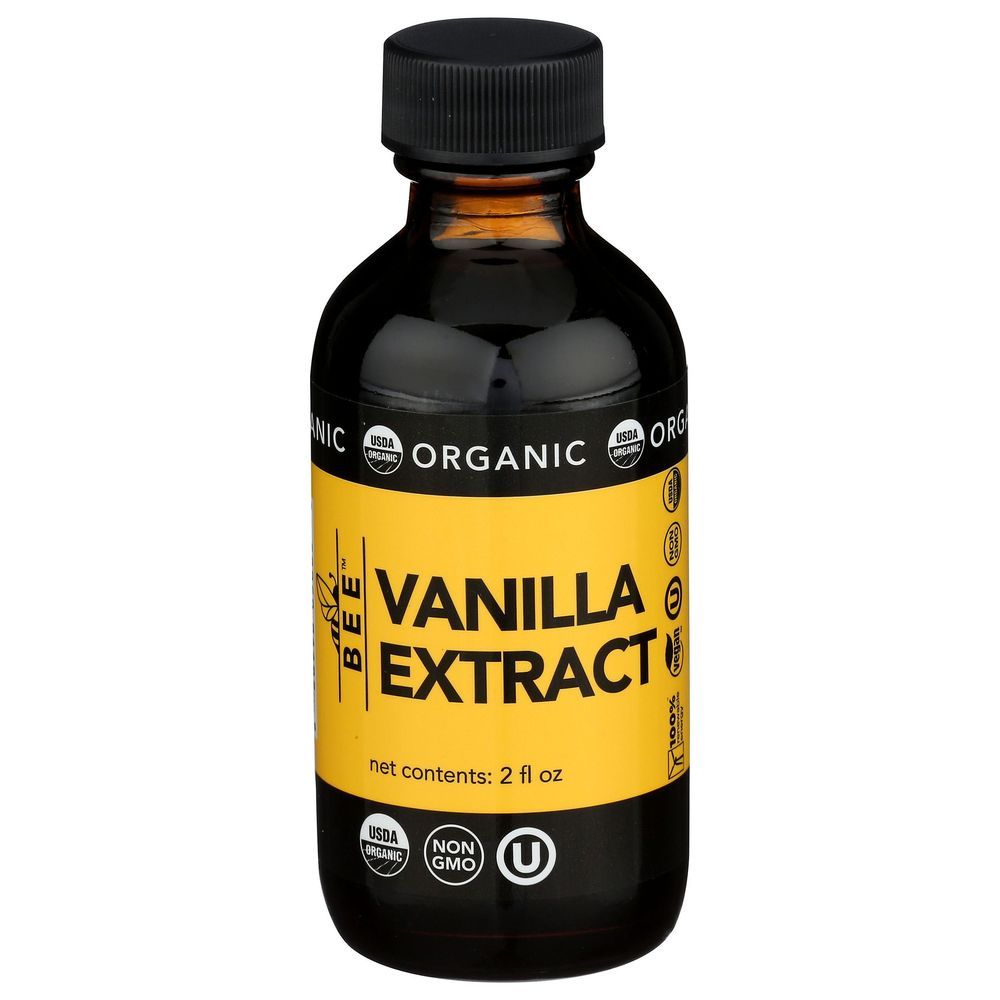 Bee Spices Organic Vanilla Extract, 2 Fluid Ounce -- 6 Per Case