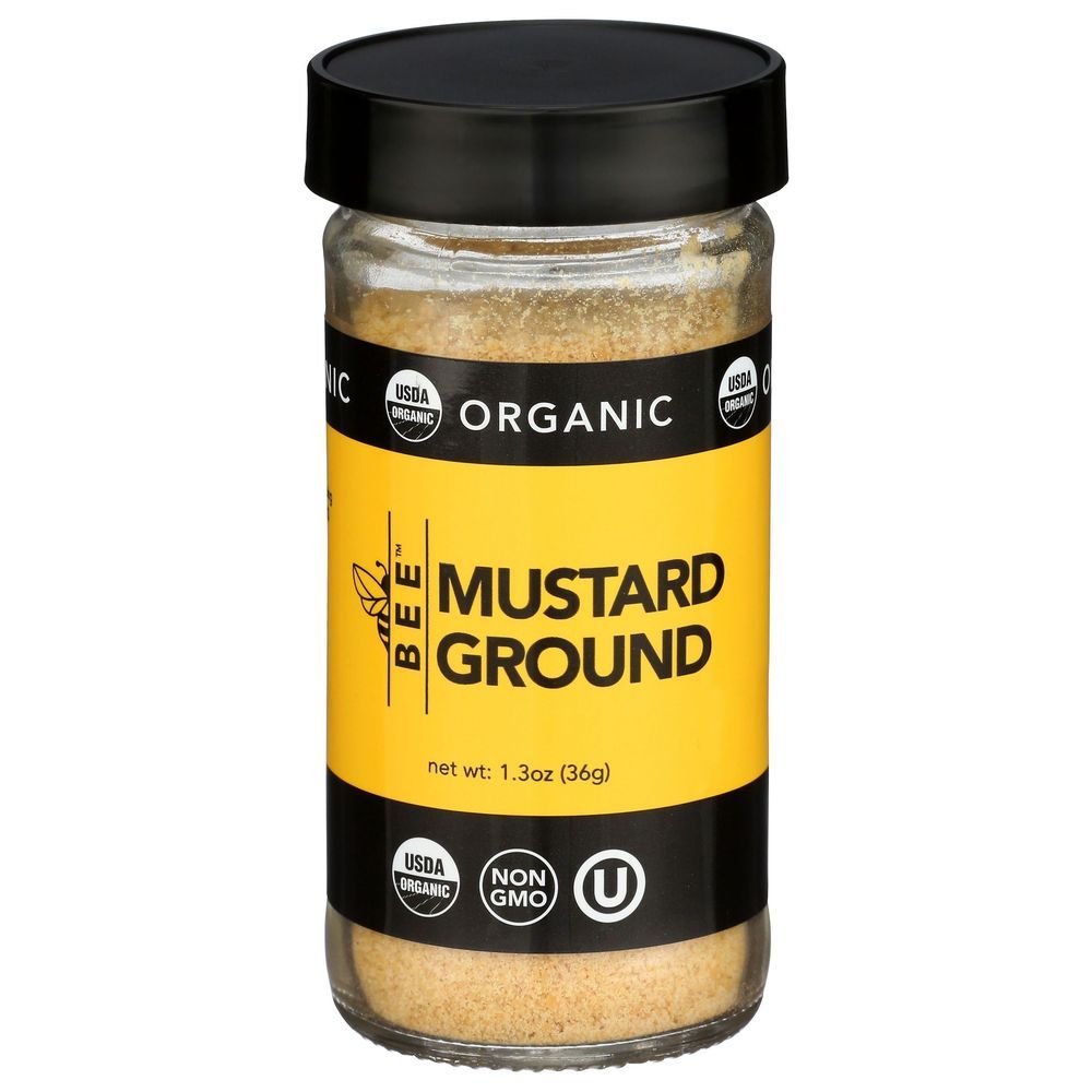 Bee Spices Organic Mustard Ground, 1.3 Ounce -- 6 Per Case