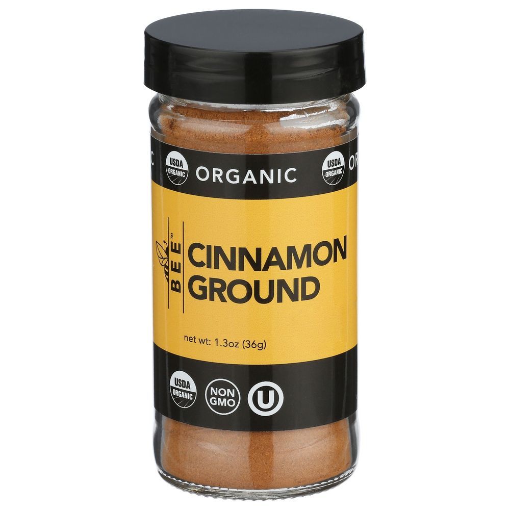 Bee Spices Organic Cinnamon Ground, 1.3 Ounce -- 6 Per Case