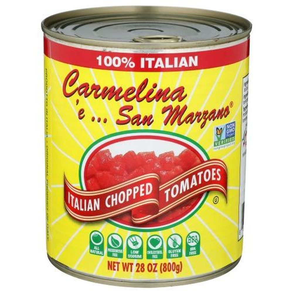 Carmelina Organic Italian Chopped Tomatoes In Puree, 28 Ounce -- 12 Per Case