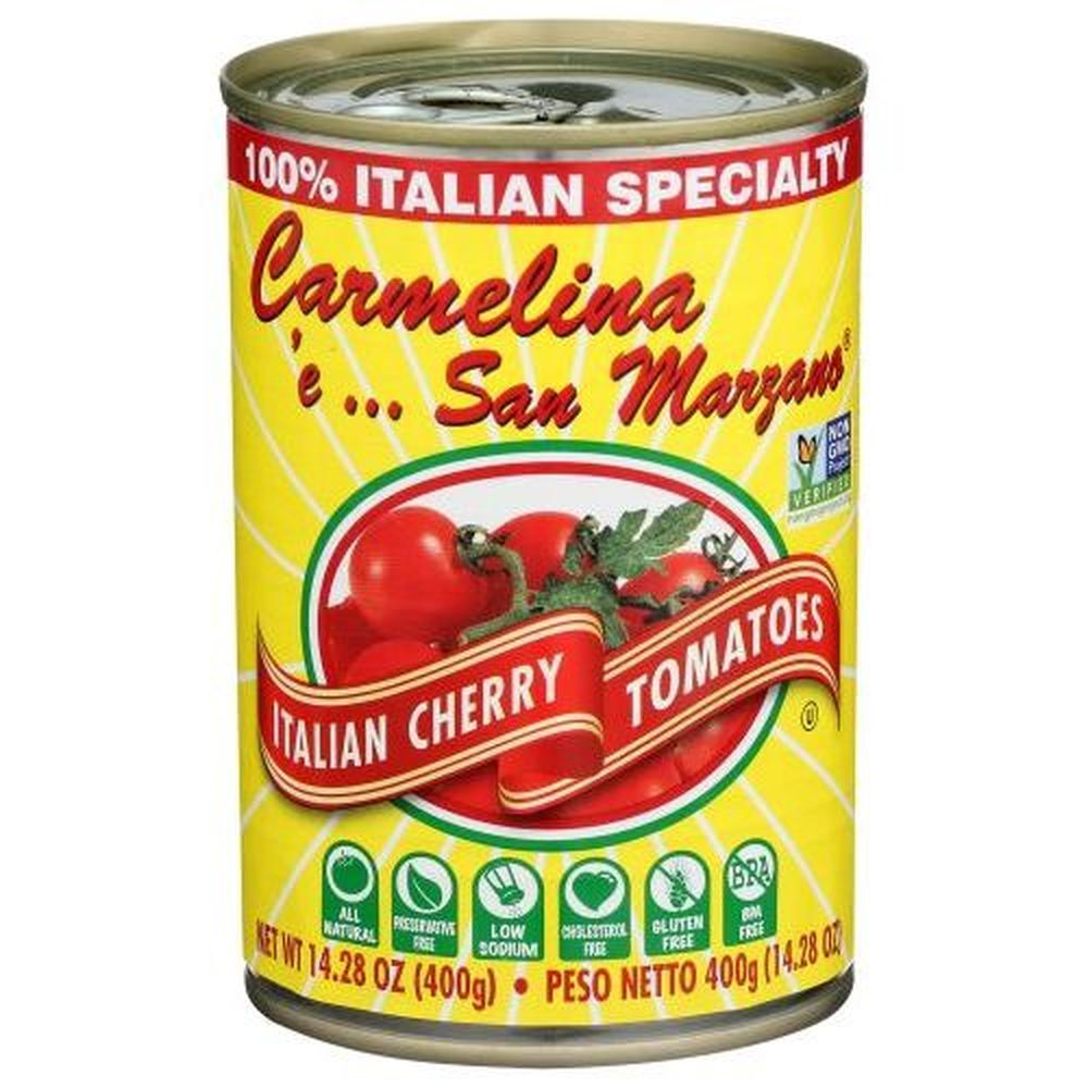 Carmelina Italian Cherry Tomatoes In Puree, 14.28 Ounce -- 12 Per Case