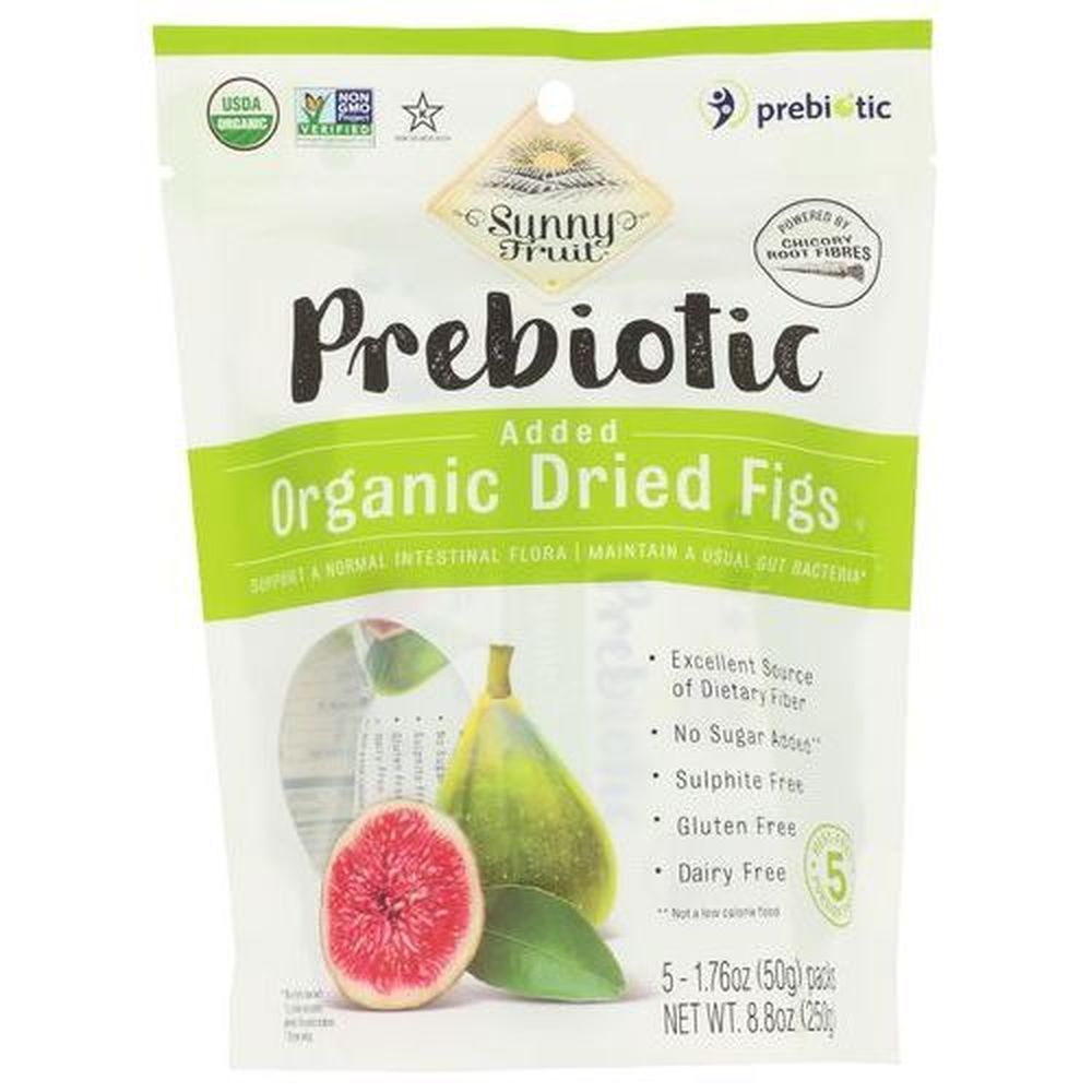 Sunny Fruit Organic Dried Figs With Added Prebiotics, 8.8 Ounce -- 6 Per Case