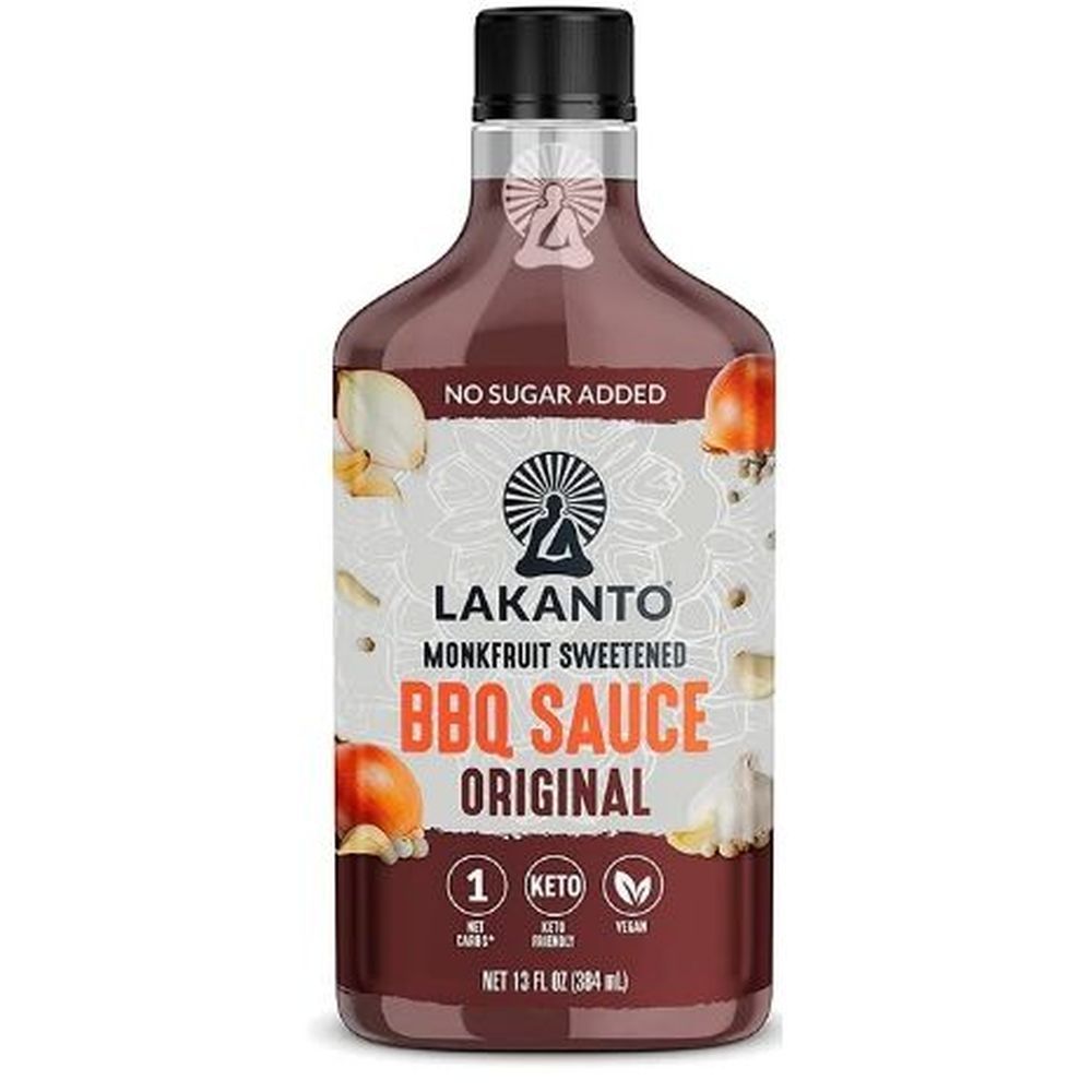 Lakanto Original Monkfruit Sweetened Bbq Sauce, 13 Fluid Ounce -- 8 Per Case