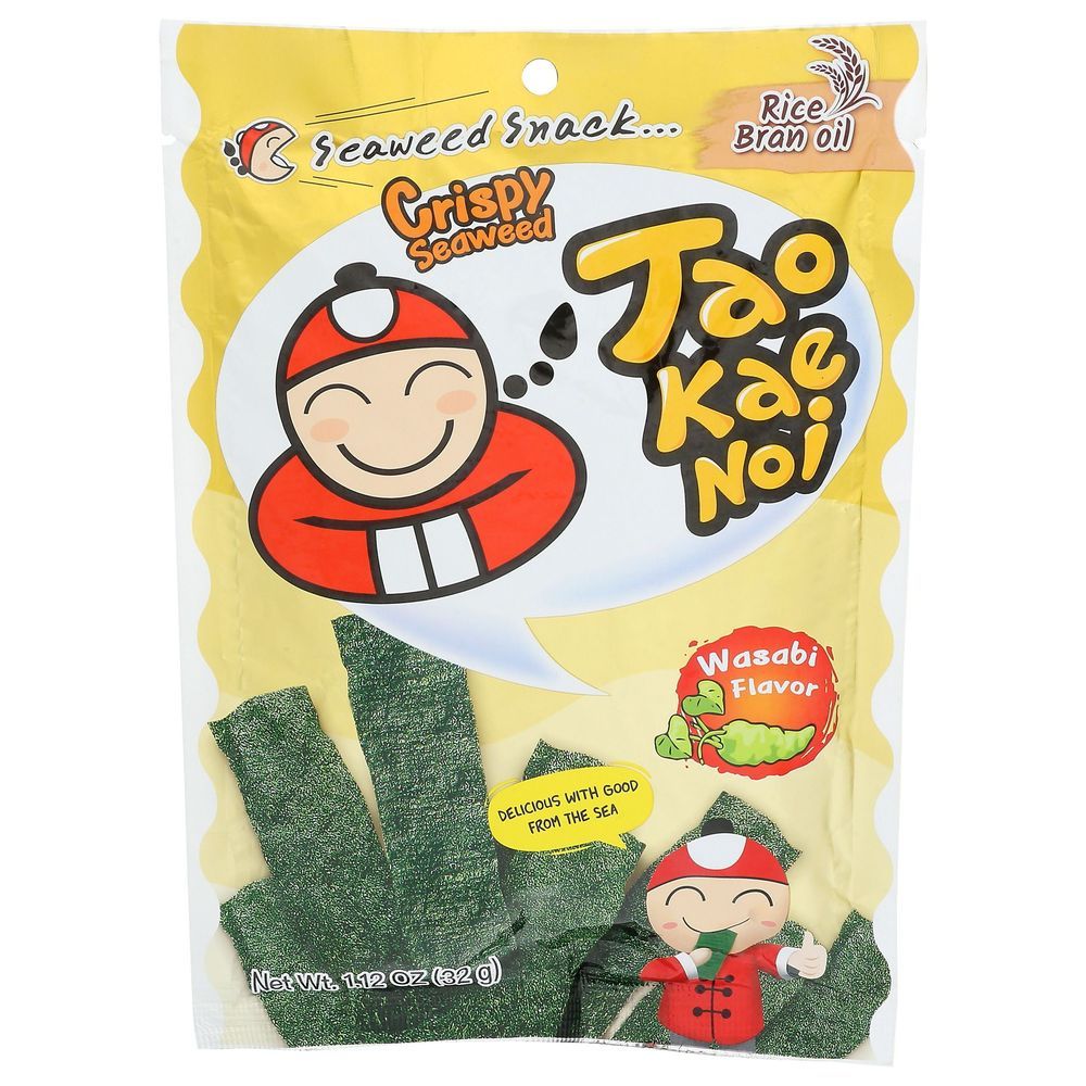 Taokaenoi Crispy Wasabi Seaweed, 1.21 Ounce -- 12 Per Case