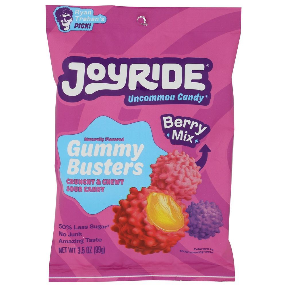 Joyride Berry Mix Gummy Busters, 3.5 Ounce -- 10 Per Case