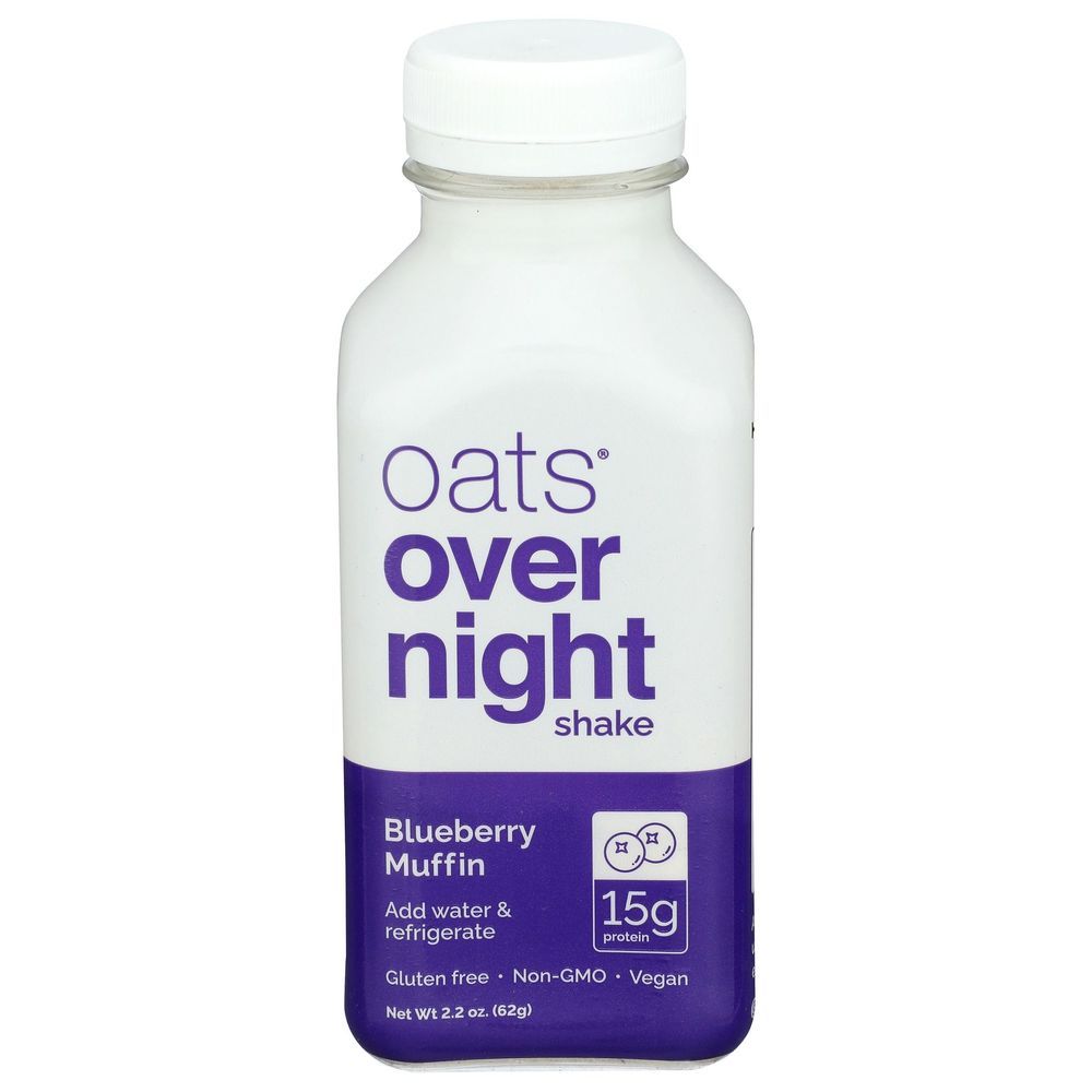 Oats Overnight Blueberry Muffin Oat Shake, 2.2 Ounce -- 10 Per Case
