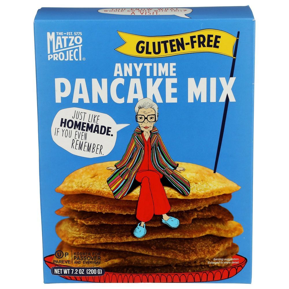The Matzo Project Gluten Free Anytime Pancake Mix, 7.2 Ounce -- 6 Per Case